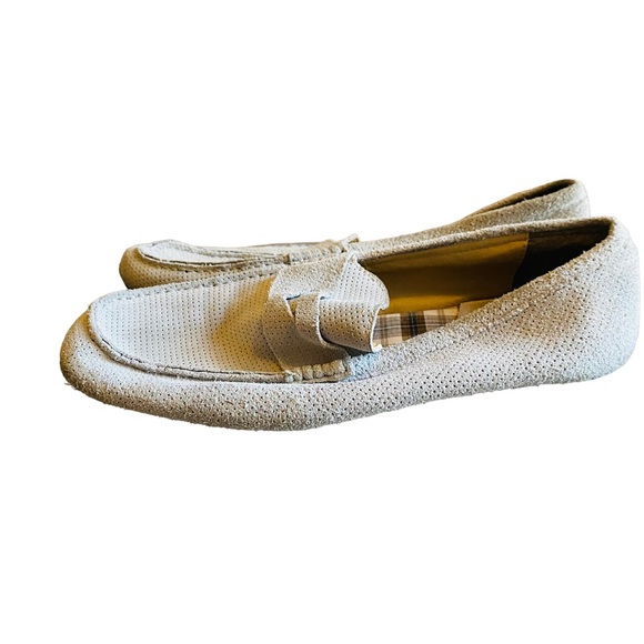 BUKS BY WALKOVER Light Gray Perforated Loafers - Picture 2 of 8